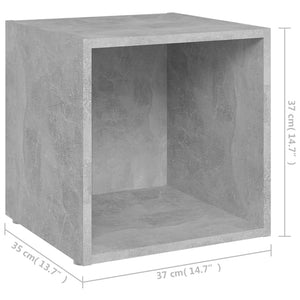 TV-Schränke Betongrau, 4er Set