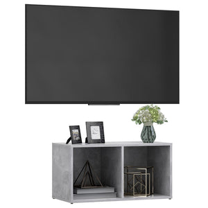 Betongrau TV-Schrank 72 cm