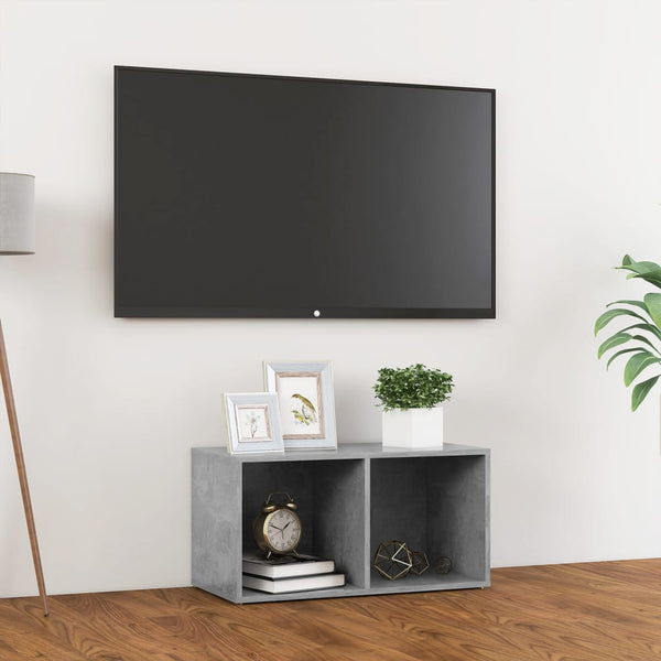 Betongrau TV-Schrank 72 cm