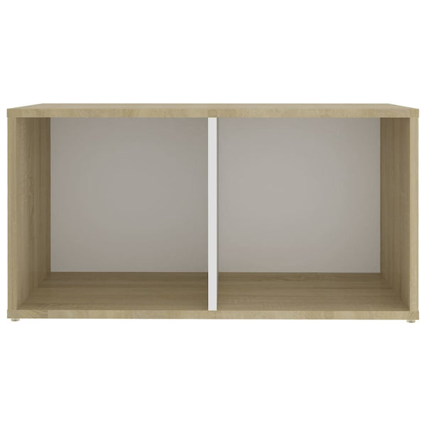 TV-Schrank Weiß Sonoma-Eiche 72 cm