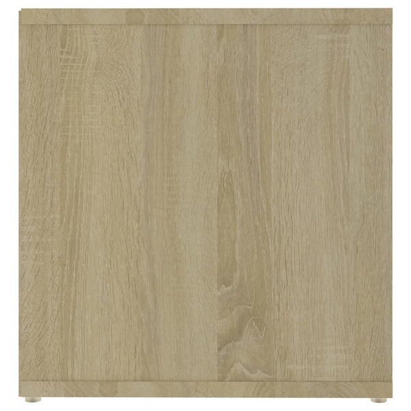 TV-Schrank Weiß Sonoma-Eiche 72 cm