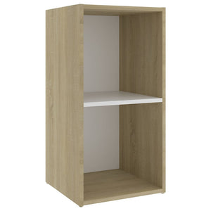 TV-Schrank Weiß Sonoma-Eiche 72 cm