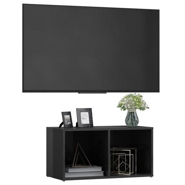 Hochglanz TV-Schrank Grau 72cm