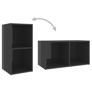 Hochglanz TV-Schrank Grau 72cm