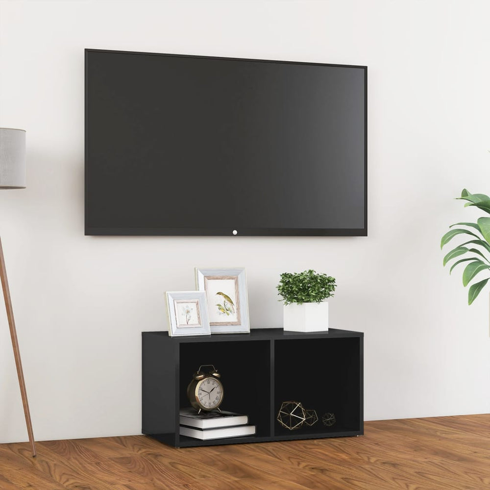 Hochglanz TV-Schrank Grau 72cm