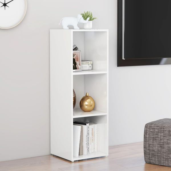 TV-Schrank Weiß Hochglanz 107 cm