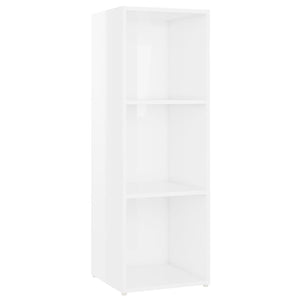 TV-Schrank Weiß Hochglanz 107 cm