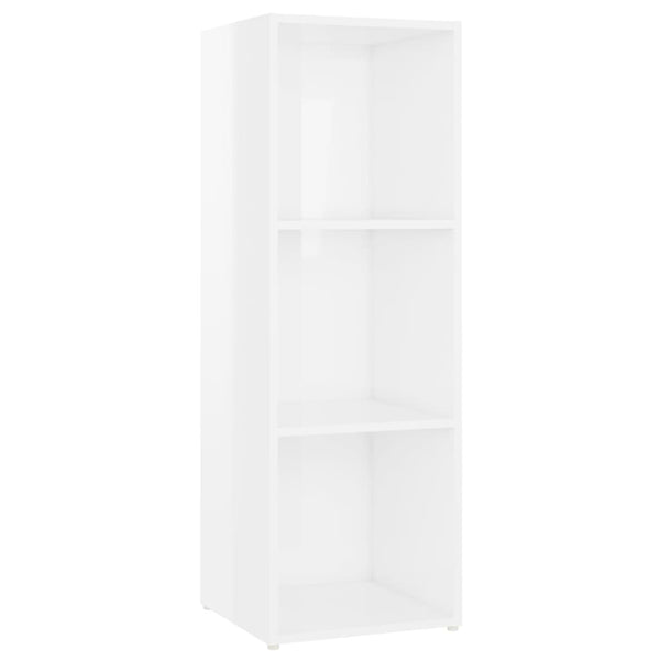 TV-Schrank Weiß Hochglanz 107 cm