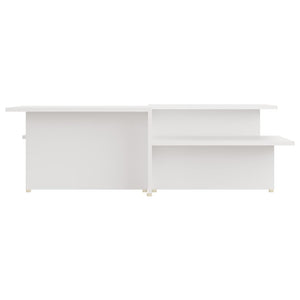 Weiße Couchtische 2er-Set