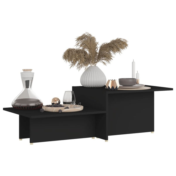 Schwarzer Couchtisch Holzwerkstoff