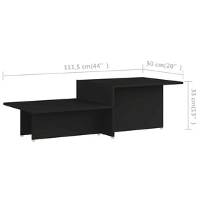 Schwarzer Couchtisch Holzwerkstoff