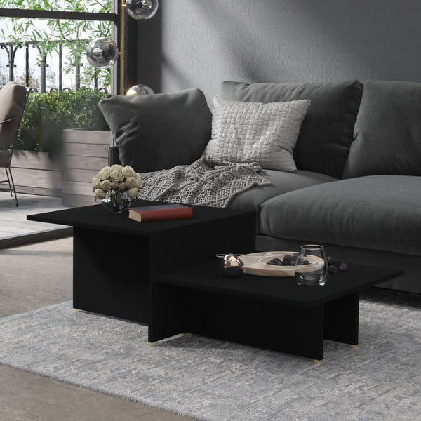 Schwarzer Couchtisch Holzwerkstoff