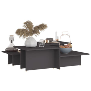 Graue Couchtische, 2er Set