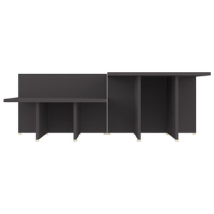 Graue Couchtische, 2er Set