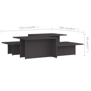 Graue Couchtische, 2er Set