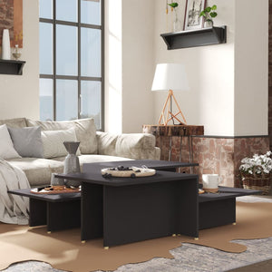 Graue Couchtische, 2er Set