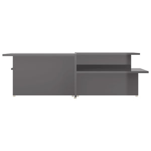 Hochglanz Couchtische Grau, 2er Set
