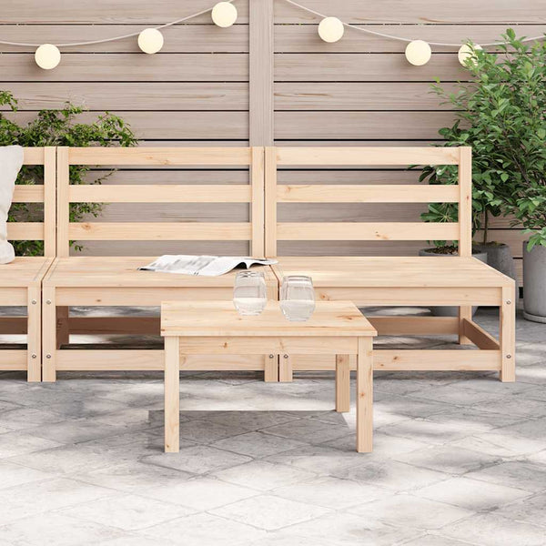 Garten Mittelsofa Kiefer Massivholz