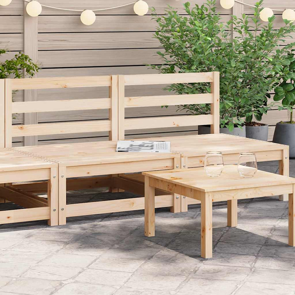 Garten Mittelsofa Kiefer Massivholz