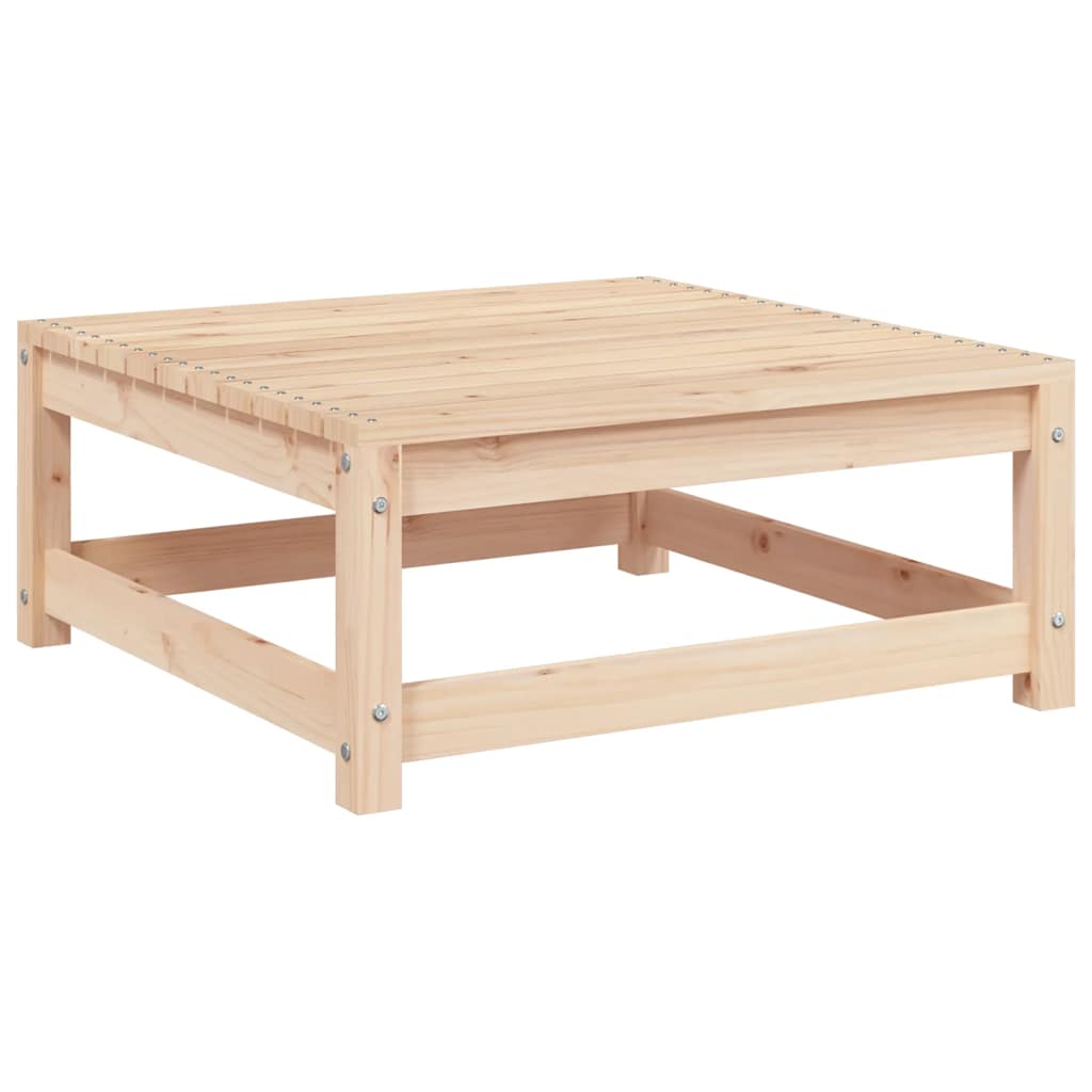Gartenhocker Kiefer Massivholz 70x70 cm