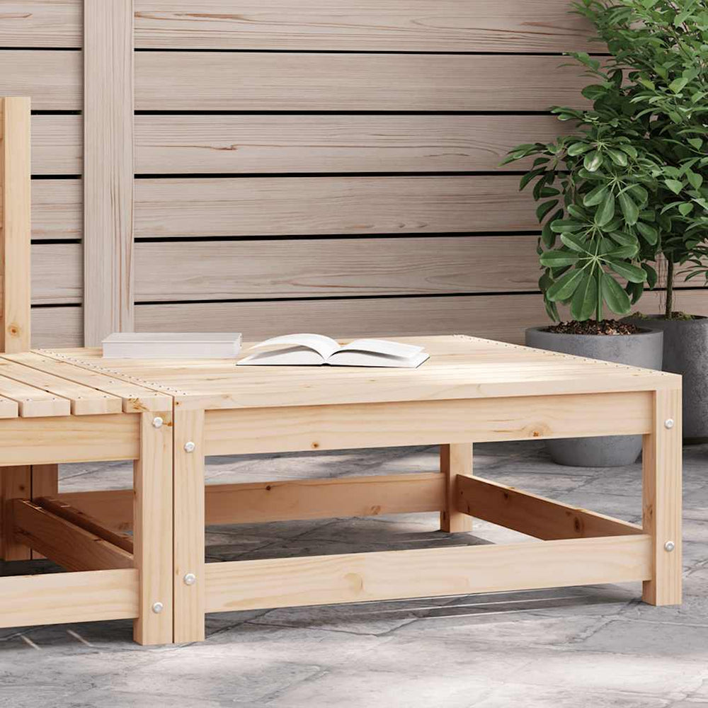 Gartenhocker Kiefer Massivholz 70x70 cm