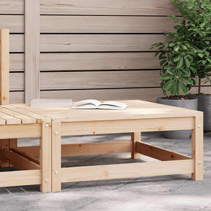 Gartenhocker Kiefer Massivholz 70x70 cm