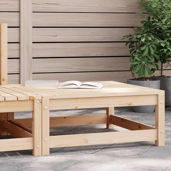 Gartenhocker Kiefer Massivholz 70x70 cm
