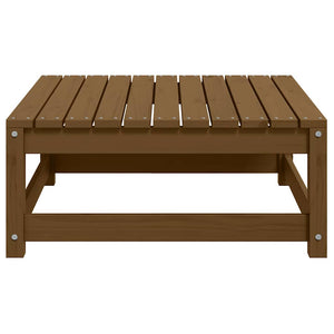 Gartenhocker Honigbraun 70x70 cm Kiefer Massivholz