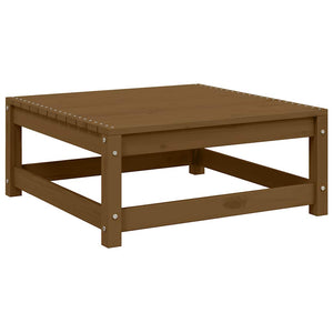 Gartenhocker Honigbraun 70x70 cm Kiefer Massivholz