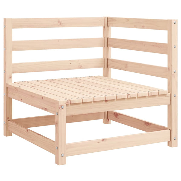 vidaXL Garden Corner Sofas 2 pcs Solid Pine Wood