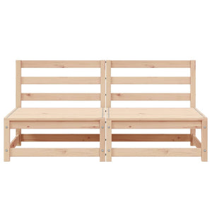 vidaXL Garden Center Sofas 2 pcs Solid Pine Wood