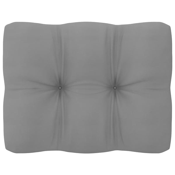 Garten Ecksofa Kiefer Massivholz Grau