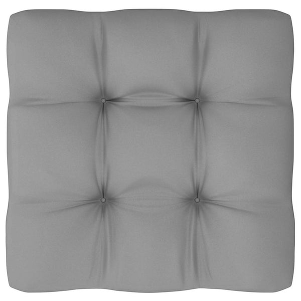 Garten Ecksofa Kiefer Massivholz Grau
