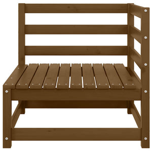 Garten Ecksofa Kiefer Massivholz Creme Kissen