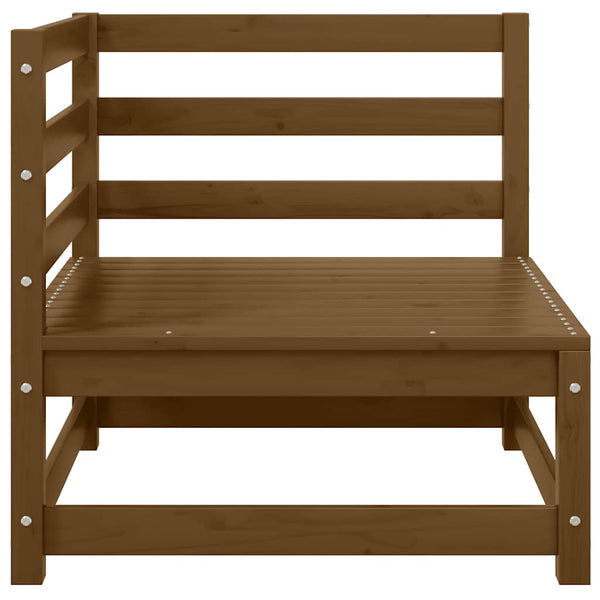 Garten Ecksofa Kiefer Massivholz Creme Kissen