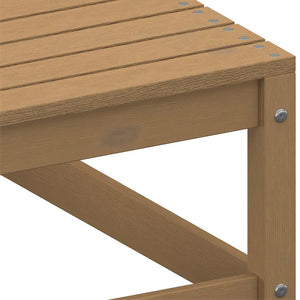 Garten Ecksofa Kiefer Massivholz Creme Kissen