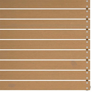 Garten Ecksofa Kiefer Massivholz Creme Kissen