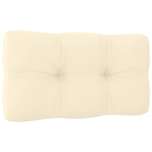 Garten Ecksofa Kiefer Massivholz Creme Kissen
