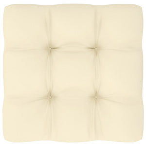 Garten Ecksofa Kiefer Massivholz Creme Kissen