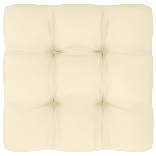 Garten Ecksofa Kiefer Massivholz Creme Kissen