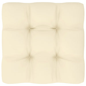Garten Mittelsofa Kiefer Massivholz mit Kissen