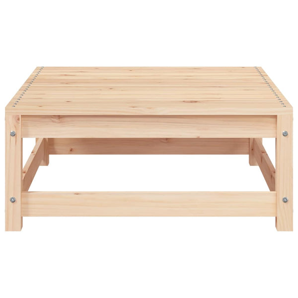 Garten Fußhocker Kiefer Massivholz mit Kissen