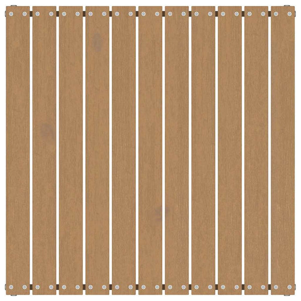 Garten Fußhocker Honigbraun mit Kissen