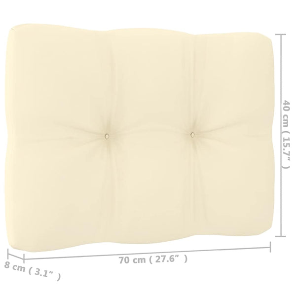 2-Sitzer Gartensofa Honigbraun mit Kissen