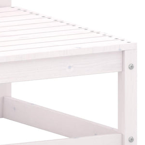 Garten Mittelsofa Set Kiefer Massivholz Anthrazit