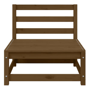 Garten Mittelsofas mit Kissen, 2er-Set