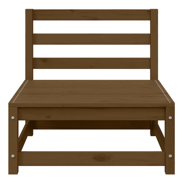 Garten Mittelsofas mit Kissen, 2er-Set