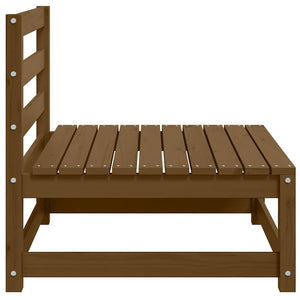 Garten Mittelsofas mit Kissen, 2er-Set