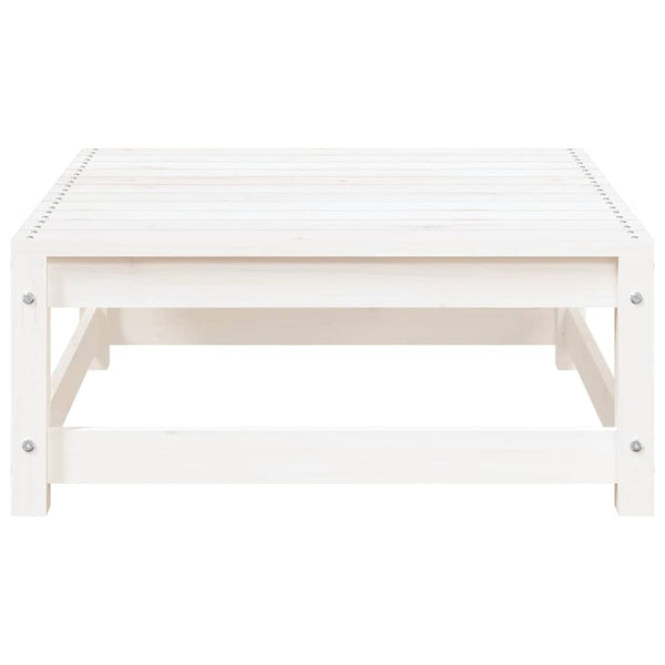 Garten-Fußhocker mit Kissen, 2er Set