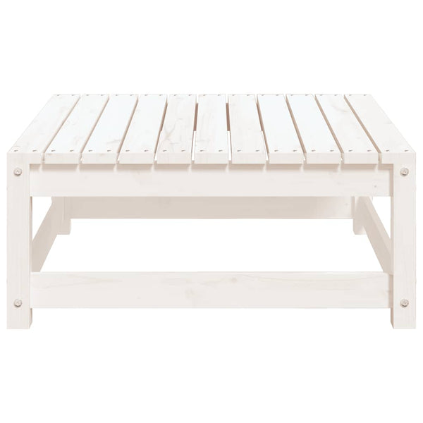 Garten-Fußhocker mit Kissen, 2er Set